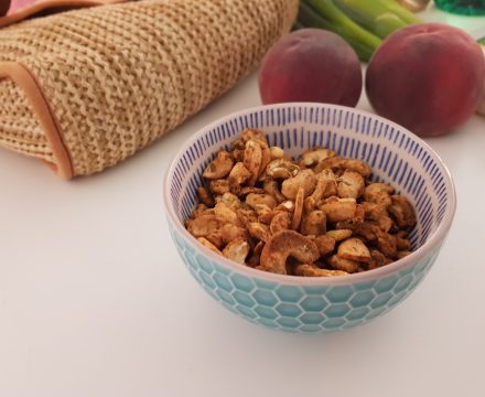 Die gesunde Snackbar ist eröffnet: Sourcream & Zwiebel Cashews (vegan)